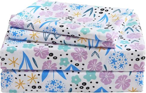 Viviland 3 Pieces Boys Grey Twin Sheet Set - Soft Microfiber Fitted Flat Sheets & Pillowcase - Red Motorcycle Print Bedding Sets - for Kids & Toddlers in Kuwait