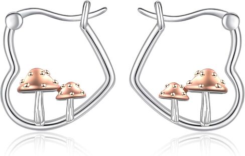 HKPATOP Animal Earrings Sterling Silver Heart Hoop Earrings Gifts for Women in Kuwait
