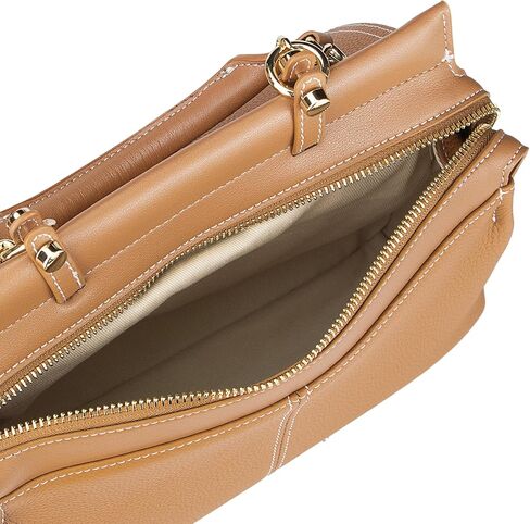 Royal Bagger Genuine Cow Leather Shoulder Crossbody Bag for Women, Large Capacity Top Handle Handbag Stylish Daily Purse 3248 in Saudi Arabia