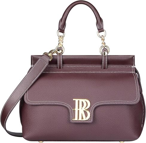 Royal Bagger Genuine Cow Leather Shoulder Crossbody Bag for Women, Large Capacity Top Handle Handbag Stylish Daily Purse 3248 in Saudi Arabia