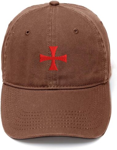 قبعة بيسبول رجالي من Knights Templar Cross مطرزة من القطن المغسول in Kuwait