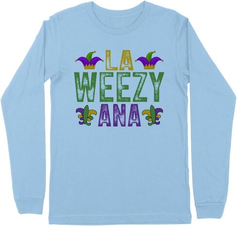 La Weezy Ana Louisiana Kids Long Sleeve T-Shirt Youth in Saudi Arabia