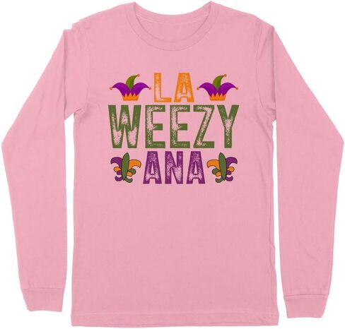La Weezy Ana Louisiana Kids Long Sleeve T-Shirt Youth in Saudi Arabia