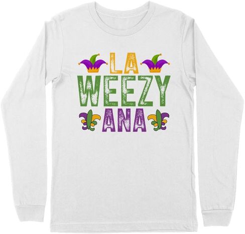 La Weezy Ana Louisiana Kids Long Sleeve T-Shirt Youth in Saudi Arabia