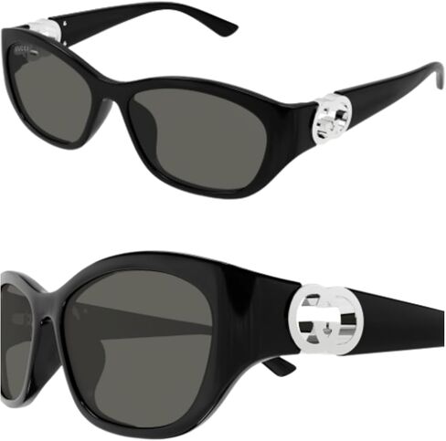 Gucci GG1826SK Designer Massions Sunglasses for Women - Syng Cat Eye Shape Eyewear with eshades kit - احتضان التطور والأناقة in Kuwait
