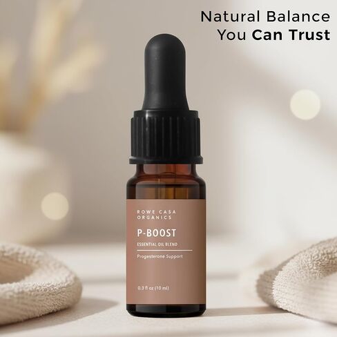 Rowe Casa Organics P-Boost Drops – Plant-Based Women’s Wellness Support with Essential Oils | Promotes Balance, Vitality & Daily Well-Being | Natural Self-Care Formula 10ml in Saudi Arabia