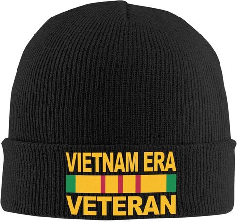 US Army Vietnam Era Veteran Knitted Hat Winter Warm Beanie Cap Chunky Cuffed Knit Hats in Saudi Arabia