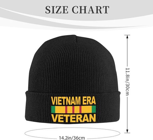 US Army Vietnam Era Veteran Knitted Hat Winter Warm Beanie Cap Chunky Cuffed Knit Hats in Saudi Arabia