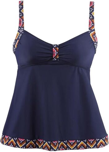 بدلة سباحة نسائية من LASCANA بطباعة متباينة من Underwire Tankini in Kuwait