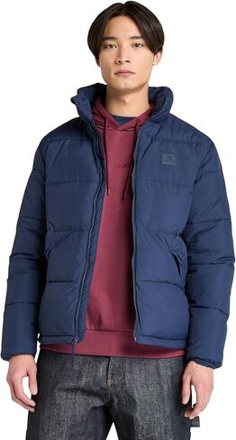 Timberland mens Silicon Badge Synthetic Insulated Puffer Jacket in Saudi Arabia