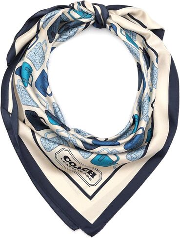 Coach TROMP LOEIL LEATHER BAG PRINTED SILK SQUARE in Kuwait