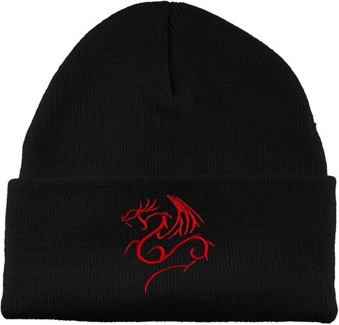 Gravity Threads Tribal Dragon Cuffed Beanie in Kuwait