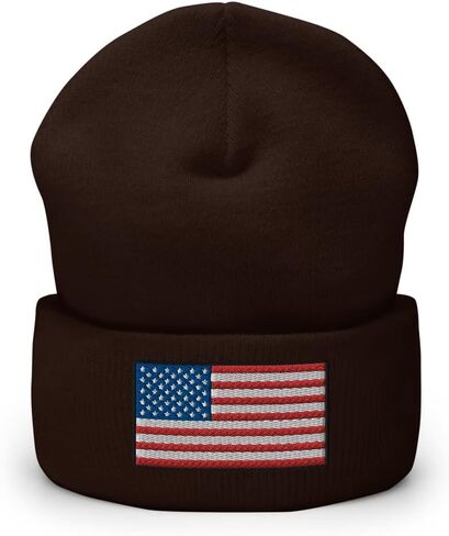 Gunner Gear American Flag Beanie USA Red White Blue Country Patriotic Stocking Cap for Men in Saudi Arabia