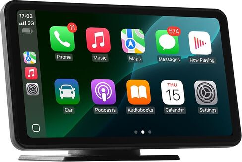 ستيريو سيارة لاسلكية Vevor ، شاشة لمس راديو محمولة بحجم 7 بوصات متوافقة مع Apple Carplay و Android Auto ، شاشة CarPlay مع كاميرا احتياطية ، التحكم الصوتي ، رابط المرآة ، Bluetooth ، GPS Mavigation in Kuwait