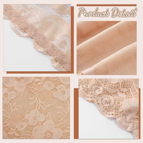 3 Pcs Lace Tube Top Bra, Strapless Lace Bandeau Bra Stretchy Tube Top Bras for Low Neckline Cleavage Cover Strapless Bras Bandeau Chest Wrap (White, Black, Beige) in Saudi Arabia