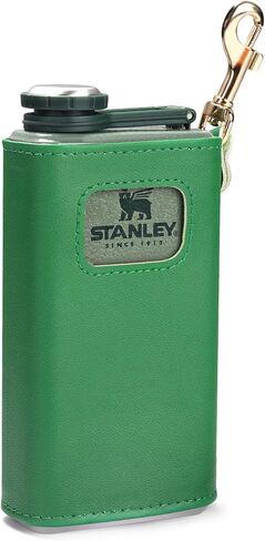 Spirit Flask Leather Case,for Stanley 8oz Legendary Classic, Protection Cover with Stainless Steel Funnel,Scratch-Resistant & Portable - Not Spirit Flask (Brown) in Saudi Arabia