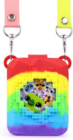 Silicone Case for Bitzee Magicals Digital Pet, Rainbow Multicolor, Cover Compatible with Bitzee Magicals Only (Multicolor) in Kuwait