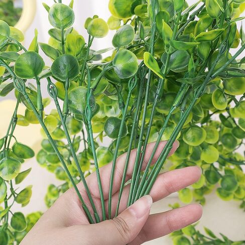 2PCS 78cm Artificial Eucalyptus Rattan Green Fake Plant Ivy DIY for Indoor Outdoor Wall House Weddings Patios Porches Decor in Saudi Arabia