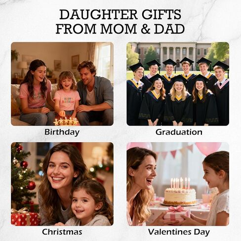 Trizotek Valentines Day Gifts for Her Daughter Gifts from Mom Dad Easter Basket Stuffers for Teens Birthday Mothers Day Graduation Gift for Her Anniversary Meaningful Gift for Daughter Teen Girl in Saudi Arabia