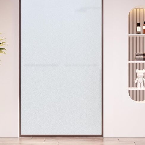 Frosted Glass Window Privacy Film Decorative, Bathroom Window Privacy Film for Glass Windows Cover in Saudi Arabia