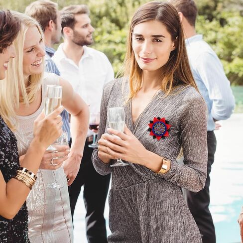 زر إنه عيد ميلادي مصنوع يدويًا، مقاس 3.54 بوصة/9 سم على شكل شبكة عنكبوت لعيد ميلاد سعيد، زينة دبوس زينة للنساء والرجال، ديكور حفلات الاحتفالات in Saudi Arabia