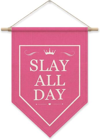 SHIEL-EVEN Ocean Nursery Room Decor, Surfer Girl Boy Coastal Poster Hanger Frame, Stay Wild Ocean Child Hanging Pennant Flag Banner, Minimalist Wall Art for Bedroom Living Room in Kuwait