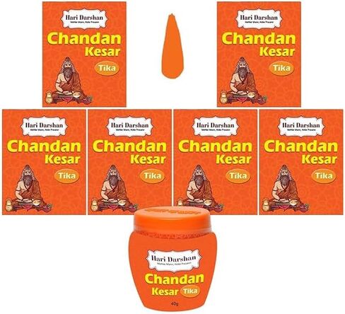 Harmony Pure Kesar Chandan Tika | Traditional Sandalwood Kesar Tika for Puja Havan & Daily Rituals | Long-Lasting Fragrance & Smooth Application for a Divine Experience in Saudi Arabia