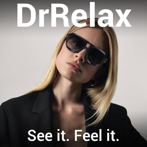 DrRelax Retro Square Aviator Sunglasses Womens 70s Bold Flat Top Frame Polarized Sun Glasses in Saudi Arabia