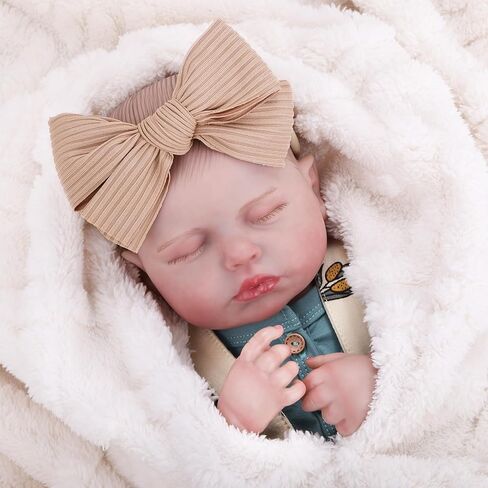 Gagaku واقعية Baby Doll Girl ، 18 بوصة تولد دمى من جديد للأطفال الصغار ، وحياة حقيقية مثل دمية طفل تولد من جديد مع الملحقات ، وملابس حفاضات الزجاجة in Kuwait