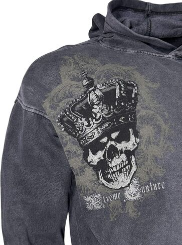 بلوفر Xtreme Couture من Affliction للجنسين كبير الحجم بغطاء للرأس in Saudi Arabia