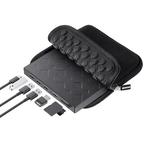 محرك الأقراص المضغوطة/DVD الخارجية لجهاز الكمبيوتر المحمول ، USB 3.0 & USB C DISC CRINS CD Burner Ultra-Slim DVD Player لقارئ قرص الكمبيوتر المحمول متوافق مع PC Desktop Windows 11/10/8 Linux MAC Mac Mac Pro/Air in Kuwait