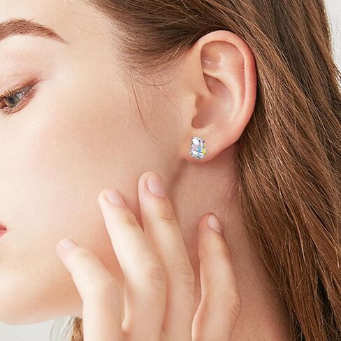 HOOHWE Animal Earrings 925 Sterling Silver Capybaral Cow Bunny Stud Earring for Women Capybara Jewelry Animal Earrings Jewelry in Saudi Arabia