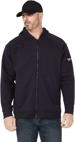 ARIAT mens Fr Rev Full Zip Hoodie in Saudi Arabia