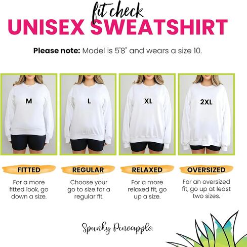 Spunky Pineapple Candy Conversation Heart Sweatshirt - Graphic Sweatshirts for Women, Pullover, Comfortable Long Sleeve Top in Saudi Arabia