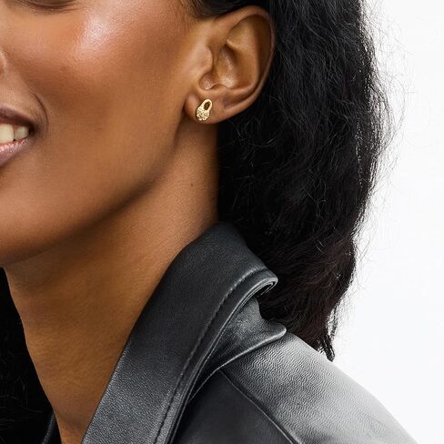 أقراط نسائية ساحرة من COACH Jewelry تحمل توقيع قلب وقفل in Saudi Arabia