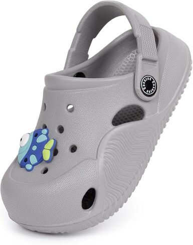 Casazoe Toddler Boys Girls Cute Garden Clogs Kids Slip On Water Shoes EVA Lightweight Summer Slipper Slides Baby Comfort Sandals Children Outdoor Shower Beach Pool Play Shoes in Saudi Arabia