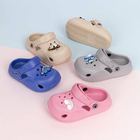 Casazoe Toddler Boys Girls Cute Garden Clogs Kids Slip On Water Shoes EVA Lightweight Summer Slipper Slides Baby Comfort Sandals Children Outdoor Shower Beach Pool Play Shoes in Saudi Arabia