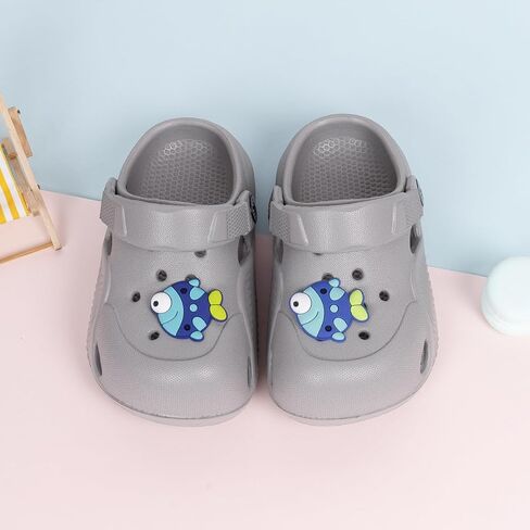 Casazoe Toddler Boys Girls Cute Garden Clogs Kids Slip On Water Shoes EVA Lightweight Summer Slipper Slides Baby Comfort Sandals Children Outdoor Shower Beach Pool Play Shoes in Saudi Arabia