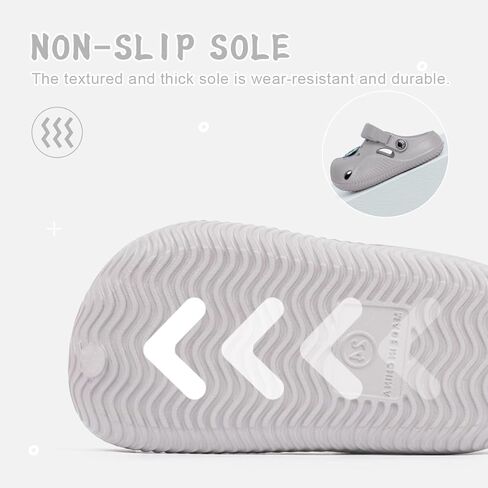 Casazoe Toddler Boys Girls Cute Garden Clogs Kids Slip On Water Shoes EVA Lightweight Summer Slipper Slides Baby Comfort Sandals Children Outdoor Shower Beach Pool Play Shoes in Saudi Arabia