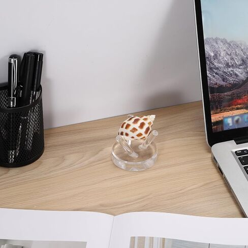 حامل عرض أكريليك من GUSHBIN، حامل عرض الكرة اللينة، حامل كرة البيسبول، تنس الجولف، كرة كريستالية شفافة، حامل عرض الصخور مع قاعدة مستديرة، متوسط in Kuwait