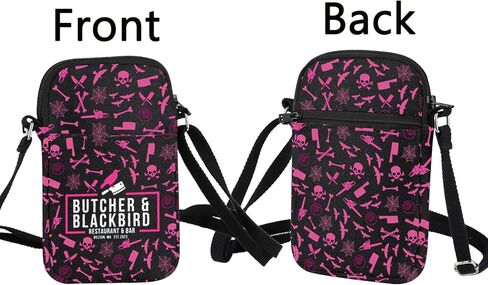 TOBGBE Butcher Inspired Crossbody Bag Dark Romantic Comedy For Book Lovers Blackbird Bookish Butcher Bird Merch in Saudi Arabia