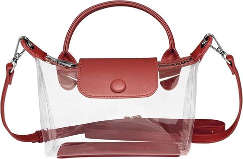 حقيبة Corsiampoo Clear Stadium، حقائب كروس صغيرة، حقائب يد PVC، حقيبة شفافة للحفلات الموسيقية، الأحداث الرياضية in Kuwait