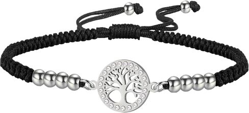 Dreamtimes Tree of Life Bracelet for Women Family Tree Bracelet Rope Bracelet Handmade Braided Rope Adjustable Bracelet Delicate Jewelry in Saudi Arabia
