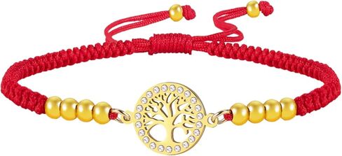 Dreamtimes Tree of Life Bracelet for Women Family Tree Bracelet Rope Bracelet Handmade Braided Rope Adjustable Bracelet Delicate Jewelry in Saudi Arabia