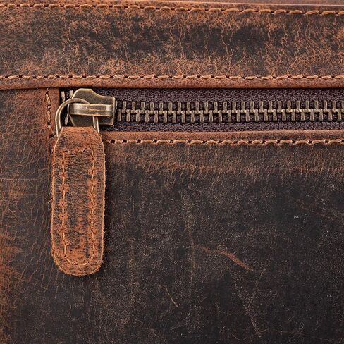 LEARICHI Small Crossbody Genuine Leather Shoulder Bags for Women, Premium Hunter Leather Cross Body Saddle Bag Vintage Style Distressed Brown Handbags Cross Over Travel Purse in Saudi Arabia