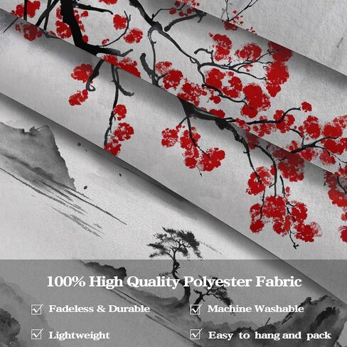 Wegklazax Japanese Tapestry Sun Landscape Mountain Nature Tapestry for Bedroom Anime Tapestries Wall Hanging for Bedroom Living Room Japanese-B 44"x60" in Saudi Arabia
