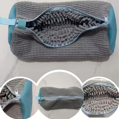 Shoe Washing Machine Bag, Shoe Laundry Bag with Zipper Closure, Protect Sneakers Shoes During Washing Machine Cleaning, Suitable for Travel Storage and Home Use in Saudi Arabia