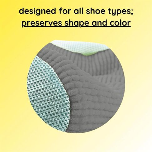 Shoe Washing Machine Bag, Shoe Laundry Bag with Zipper Closure, Protect Sneakers Shoes During Washing Machine Cleaning, Suitable for Travel Storage and Home Use in Saudi Arabia