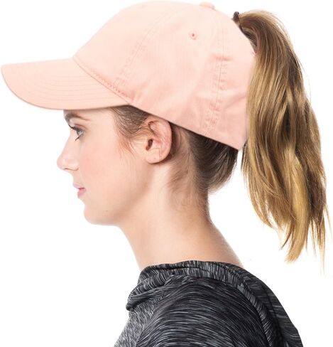 أنجيلا وويليام ذيل حصان فوضوي الكعك Ponycaps عادي البيسبول قناع قبعة أبي قبعة in Kuwait