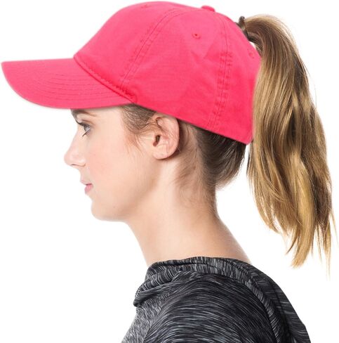 أنجيلا وويليام ذيل حصان فوضوي الكعك Ponycaps عادي البيسبول قناع قبعة أبي قبعة in Kuwait